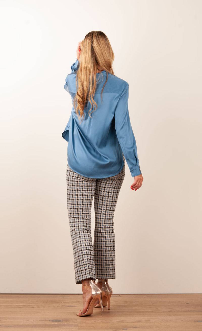 Herzensangelegenheit Bluse Jeansblau Lagerräumung