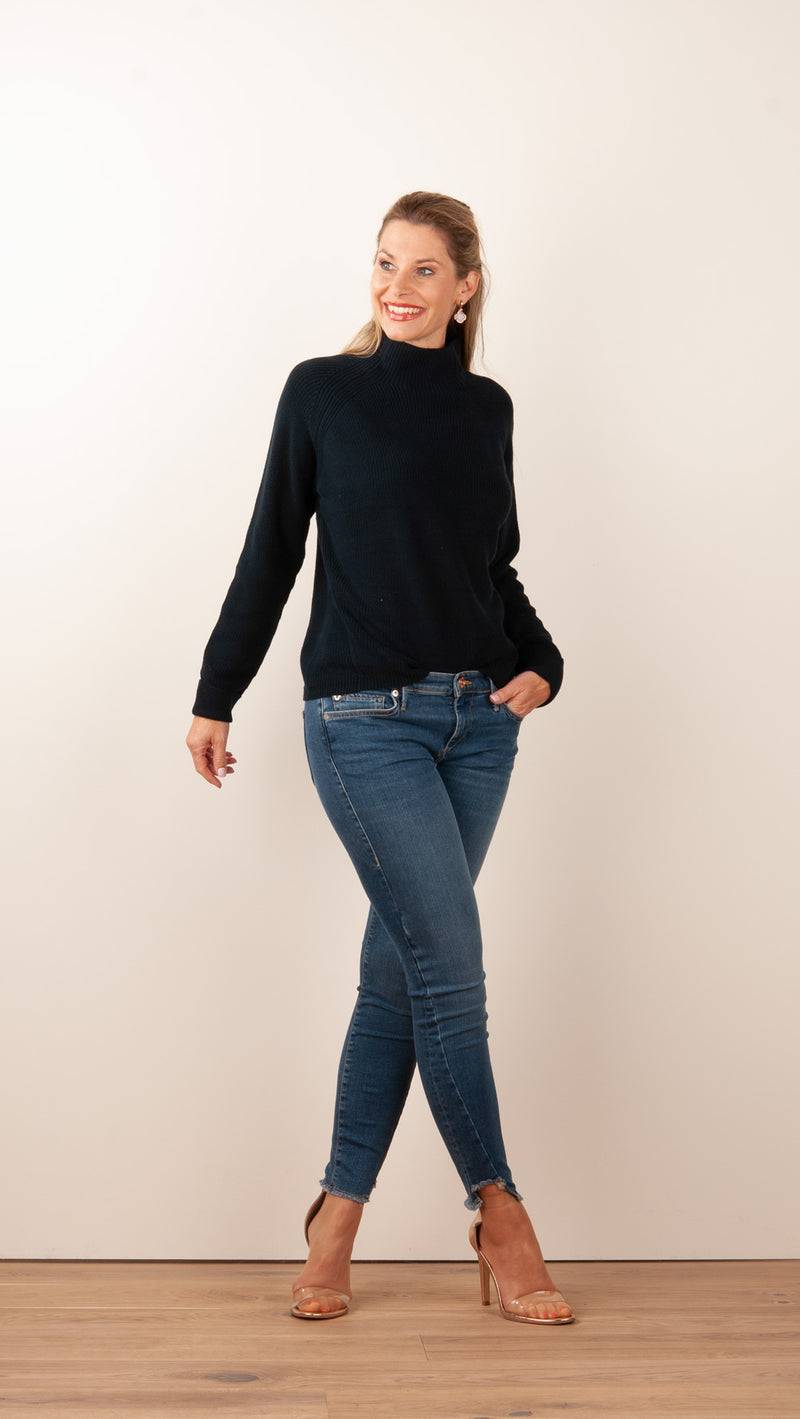 fleur Pullover Dunkelblau Letzte 3 Tage
