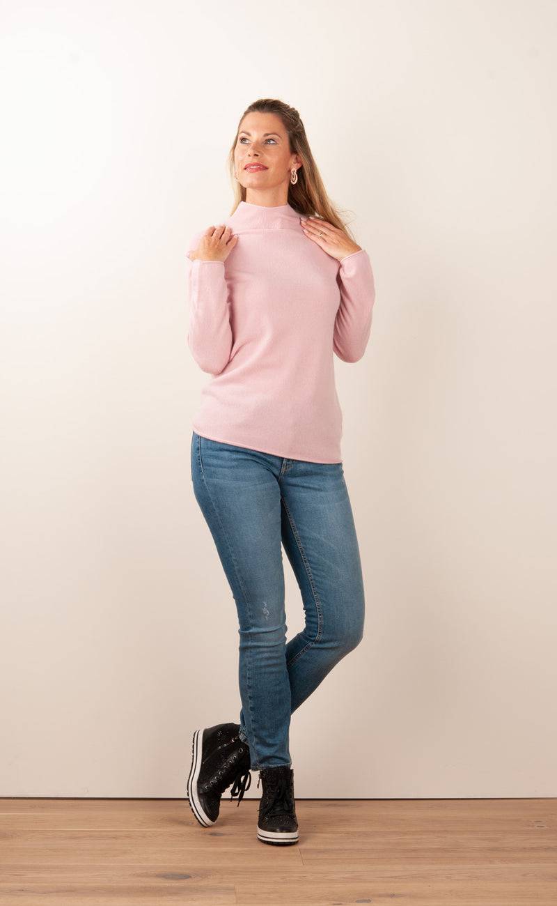 fleur Kaschmir Pullover Rosa Neueste Stile
