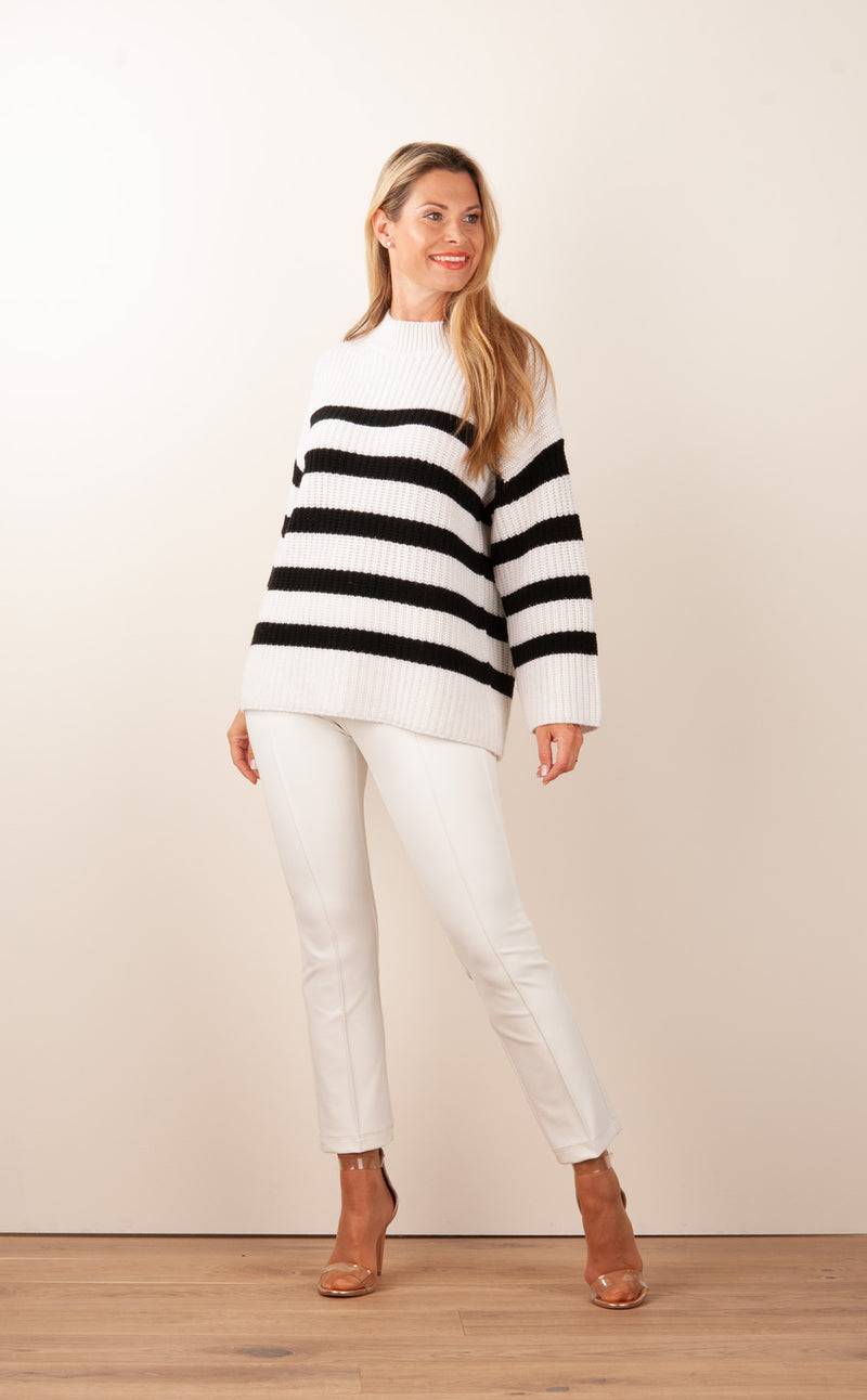 Rosa & Me Pullover „Streifen“ Offwhite | Schwarz Bis zu 60% Rabatt