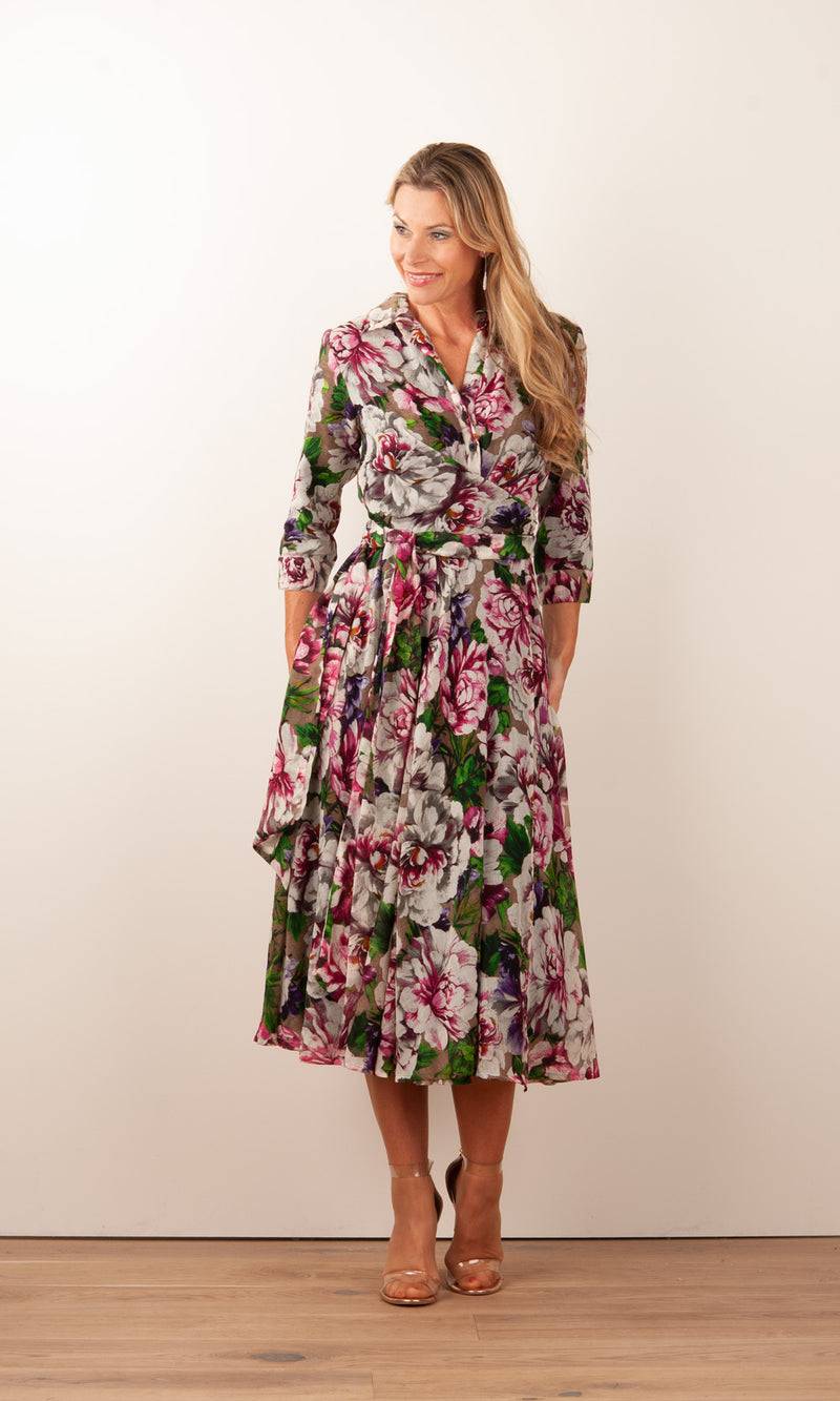 Samantha Sung Kleid „Olivia“ Pink | Multicolor Fabrikladen