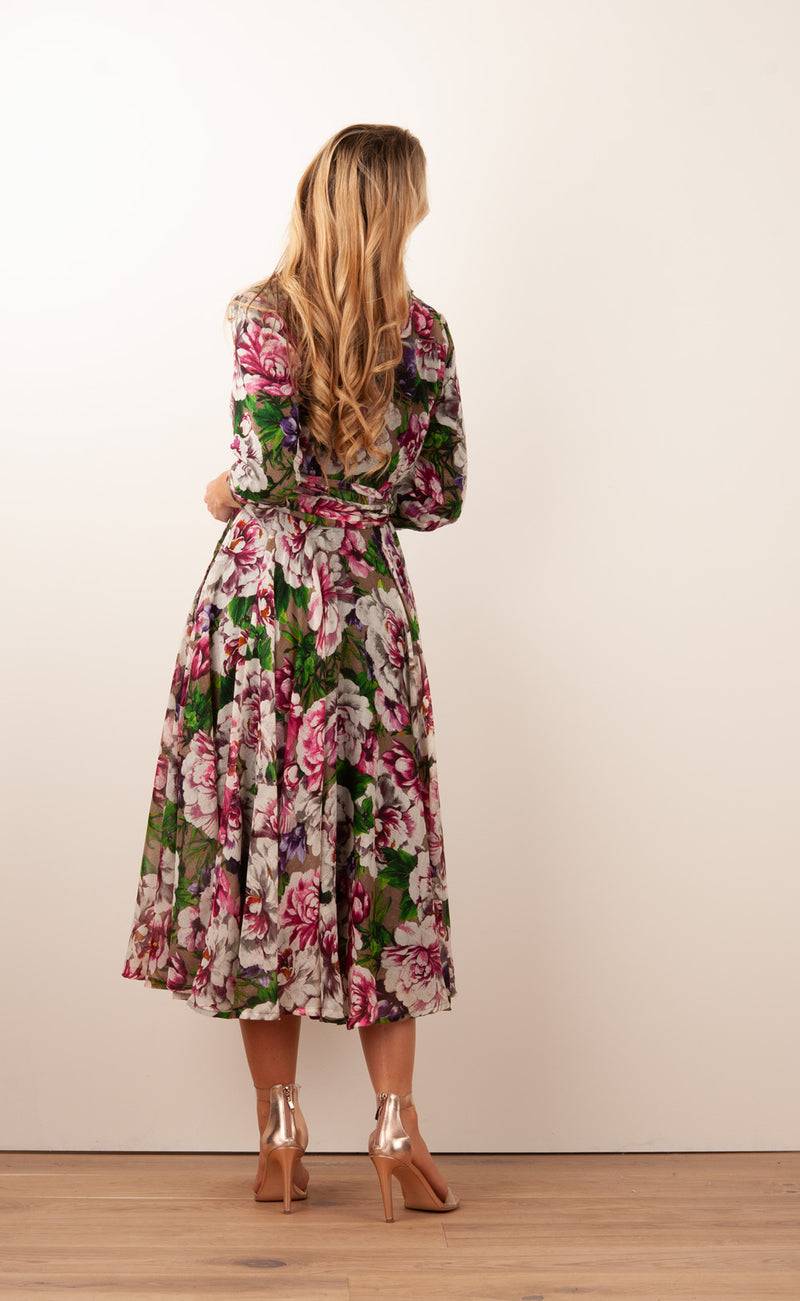 Samantha Sung Kleid „Olivia“ Pink | Multicolor Fabrikladen
