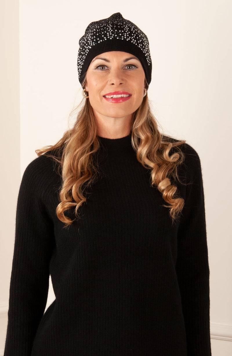 Beanie Winni Mütze „Strass“ Schwarz JETZT KAUFEN