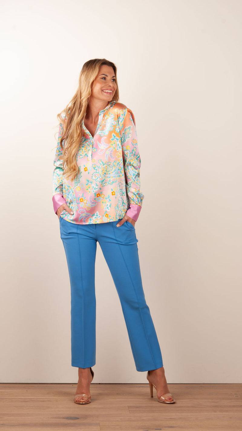 Herzensangelegenheit Bluse Rosa | Gelb | Multicolor Sonderangebot der Fabrik