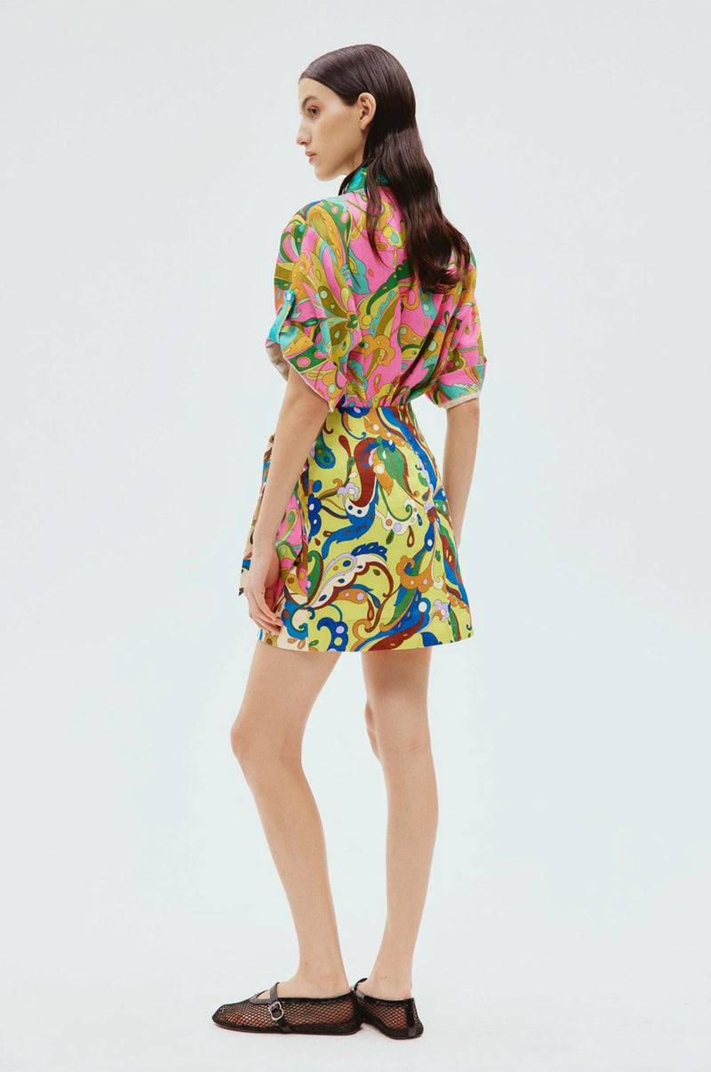 ALEMAIS Wickelrock Pink | Multicolor Clearance-Verkauf
