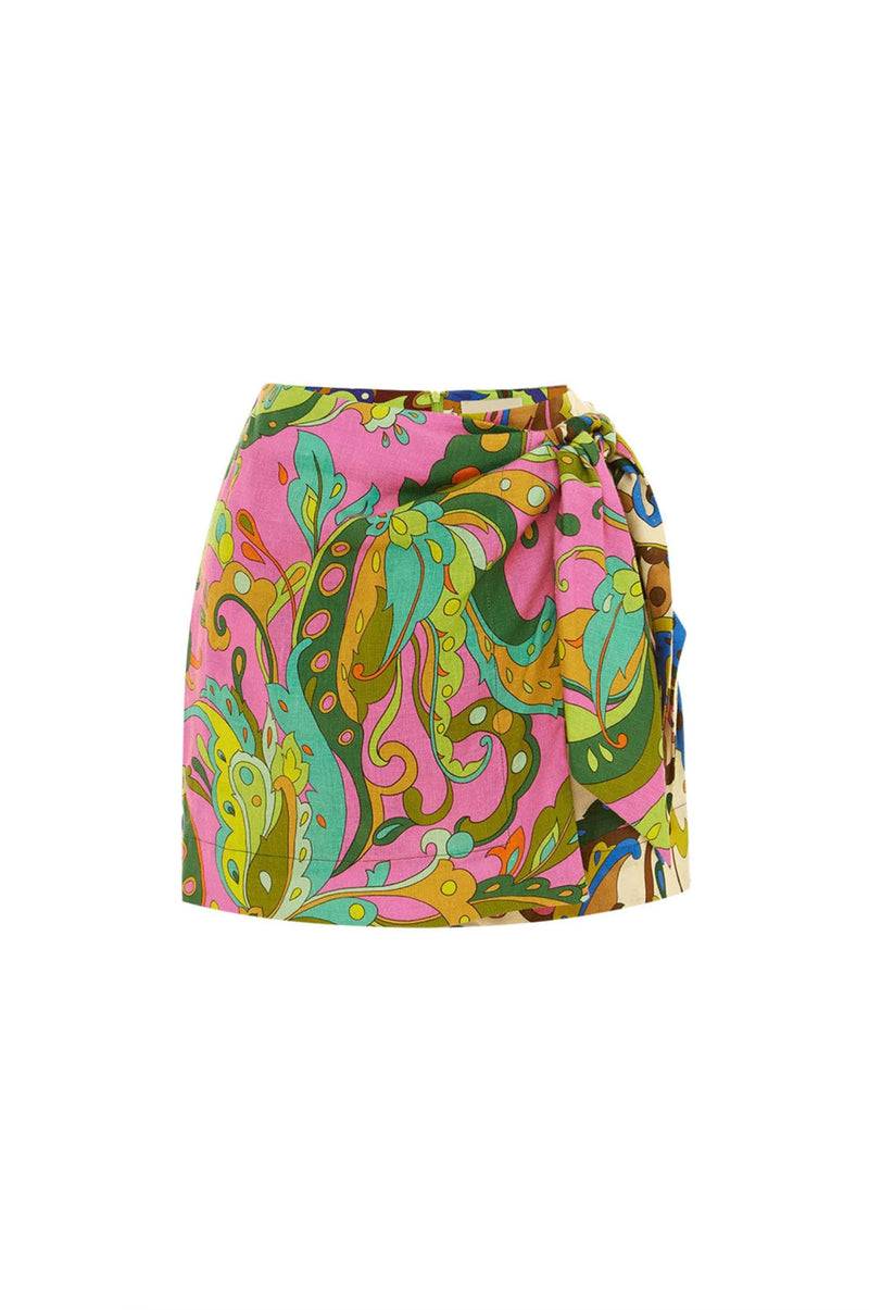 ALEMAIS Wickelrock Pink | Multicolor Clearance-Verkauf