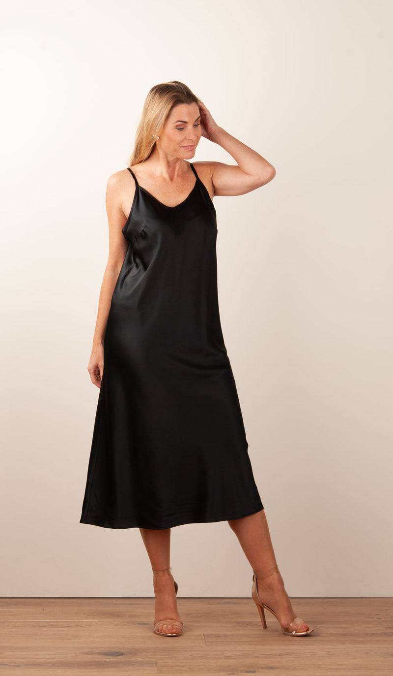 fleur Kleid Schwarz Kostenloser Versand international