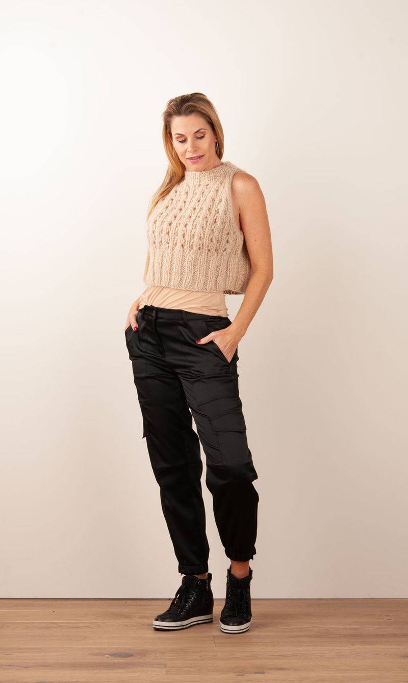 Strick Top Beige Speichern exportieren
