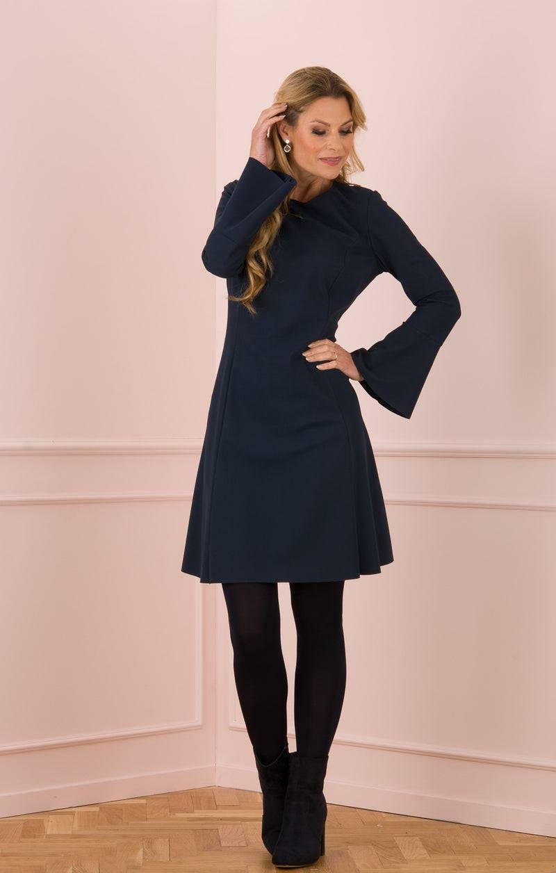 NVSCO 2107 Kleid Dunkelblau Fabrikpreis