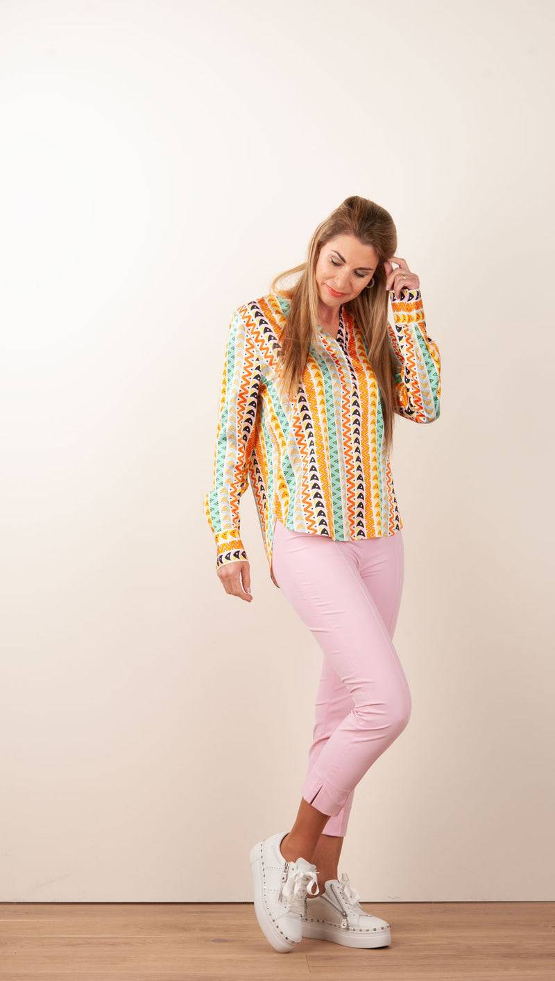 Herzensangelegenheit Seidenbluse Multicolor Online Shopping