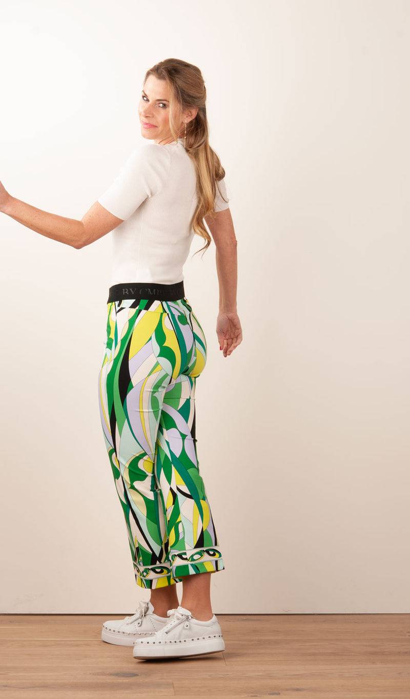 Cambio Hose „Ranee“ Grün | Multicolor Cyber Monday