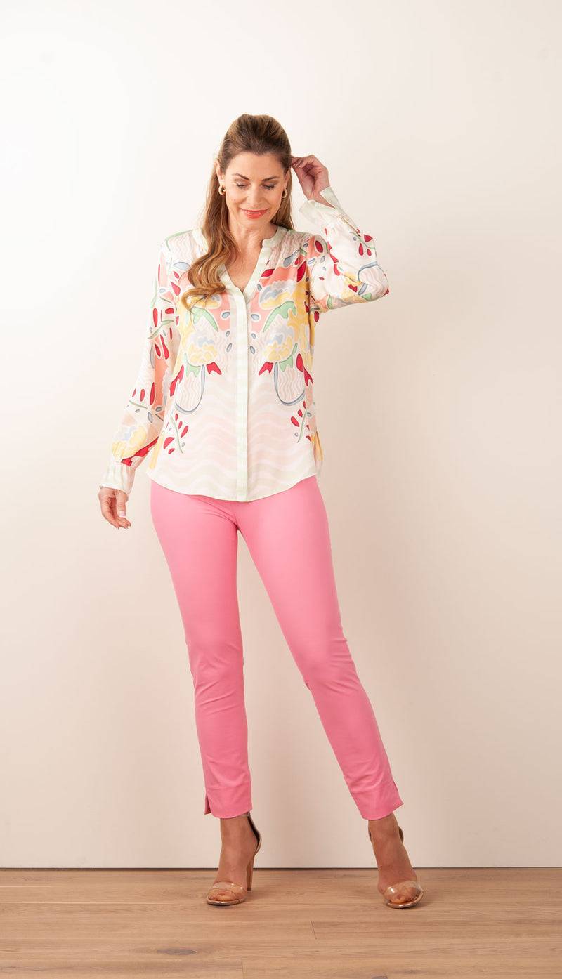 IVI Collection Bluse „Mer de Fleurs“ Multicolor Muttertagsangebot