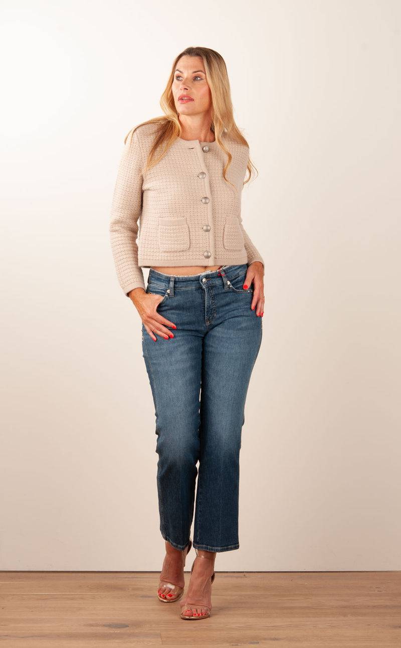Cambio Jeans „Francesca“ Blau Speichern exportieren