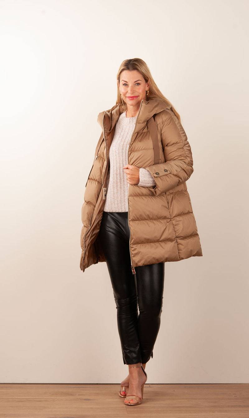 Herno Daunenmantel Beige 50% Rabatt für begrenzte Zeit