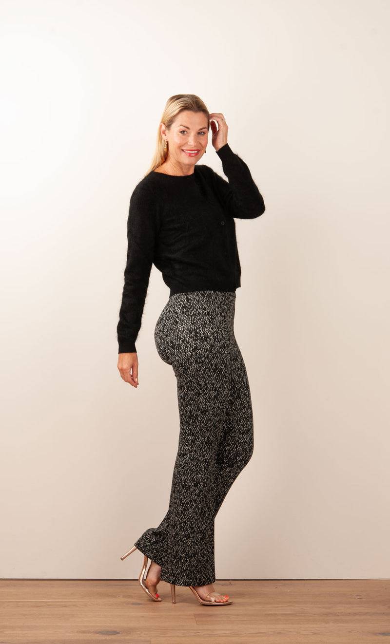 fleur Kaschmir Strickjacke Schwarz Verkauf