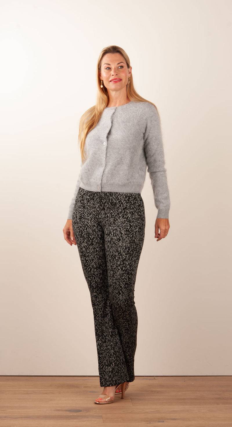 Cambio Hose „Flower“ Schwarz | Weiß im Angebot