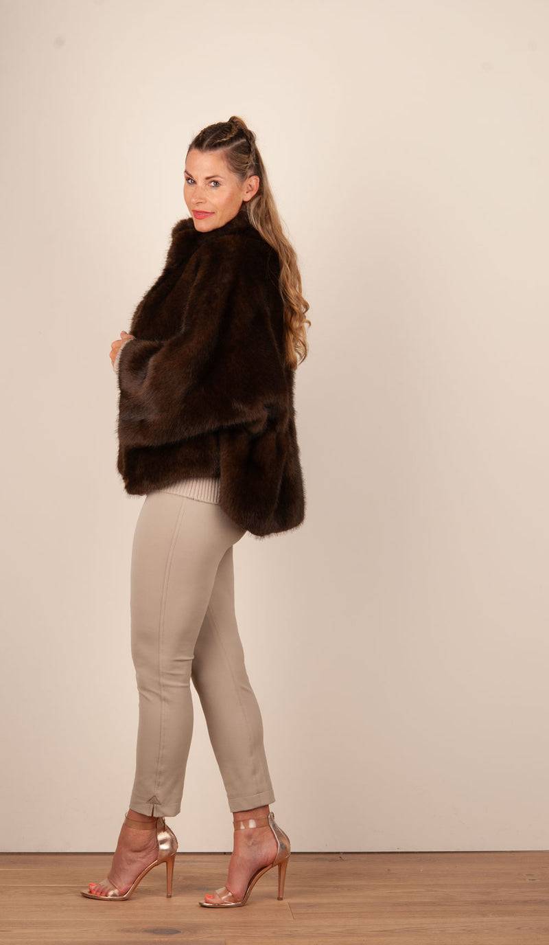 Valentini 1972 Jacke „Fake Fur“ Braun Fabrikverkauf
