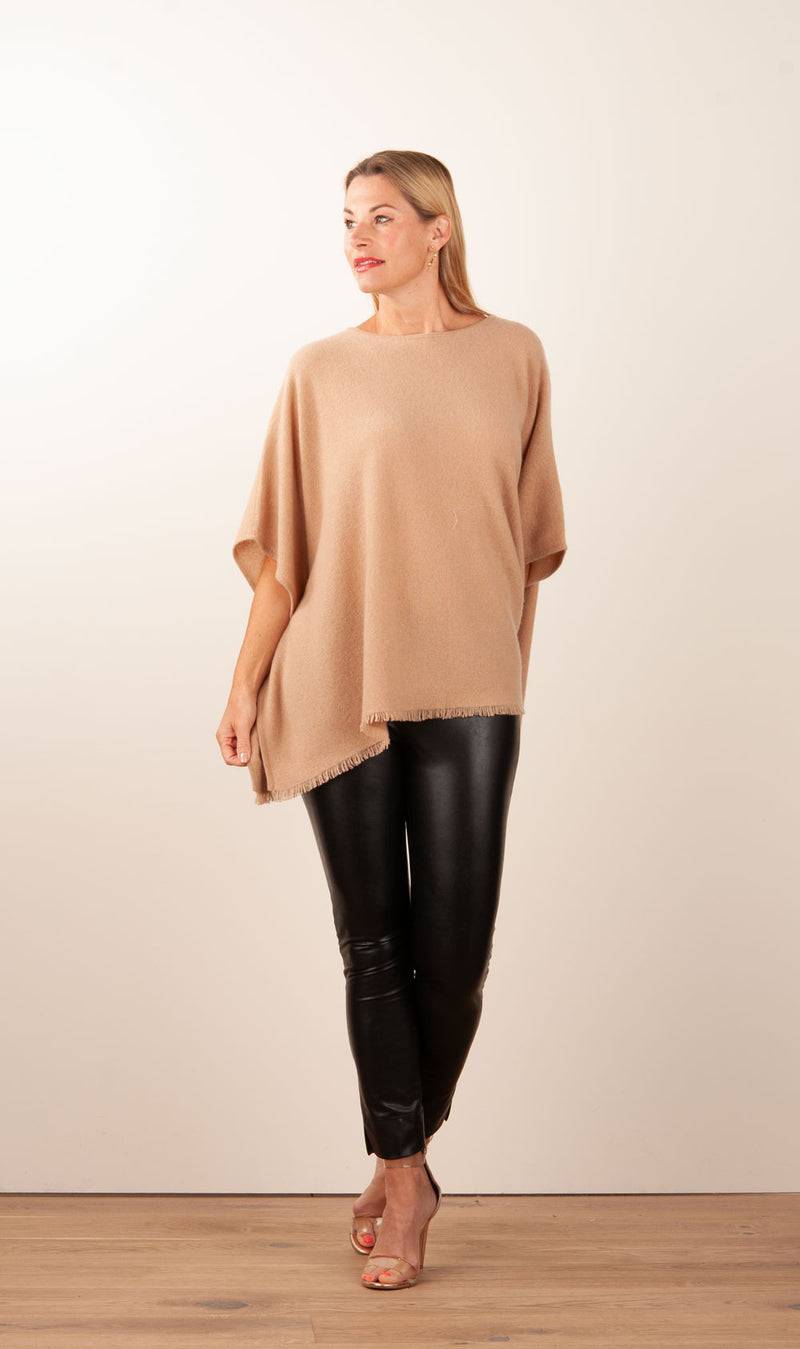 fleur Kaschmir Pullover Camel VIP-Rabatte