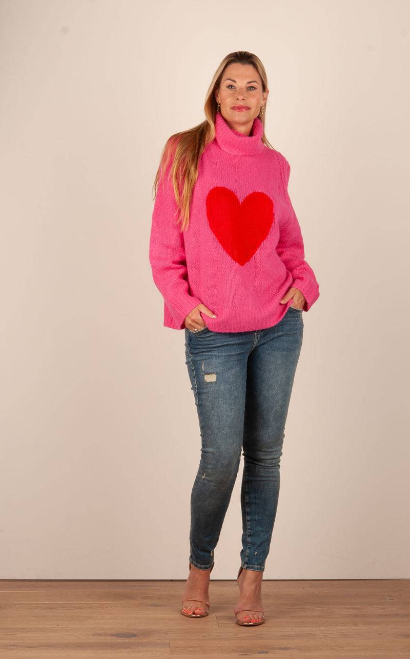 Grace Pullover Pink | Rot zollfrei
