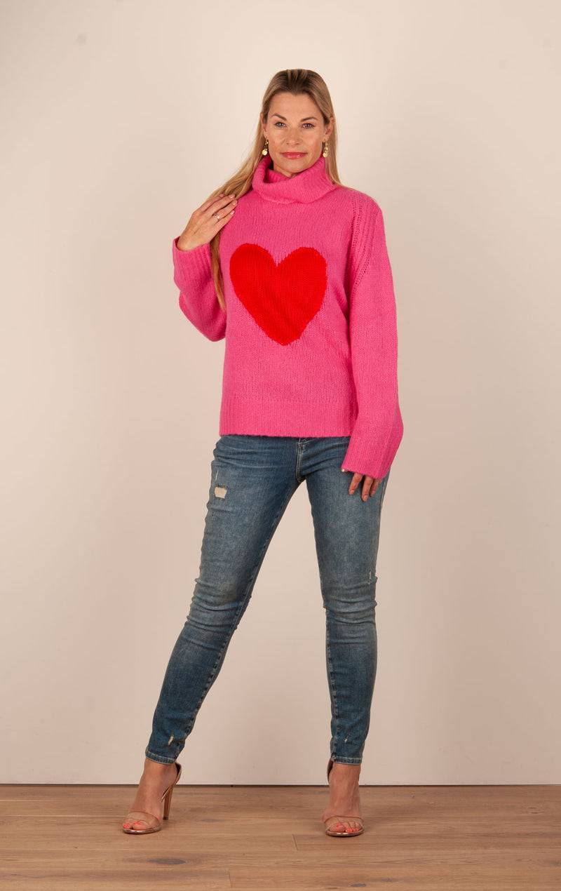 Grace Pullover Pink | Rot zollfrei