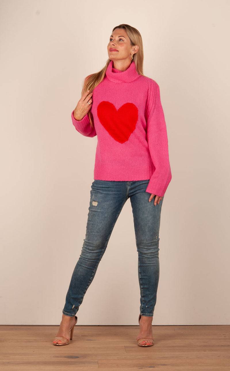 Grace Pullover Pink | Rot zollfrei