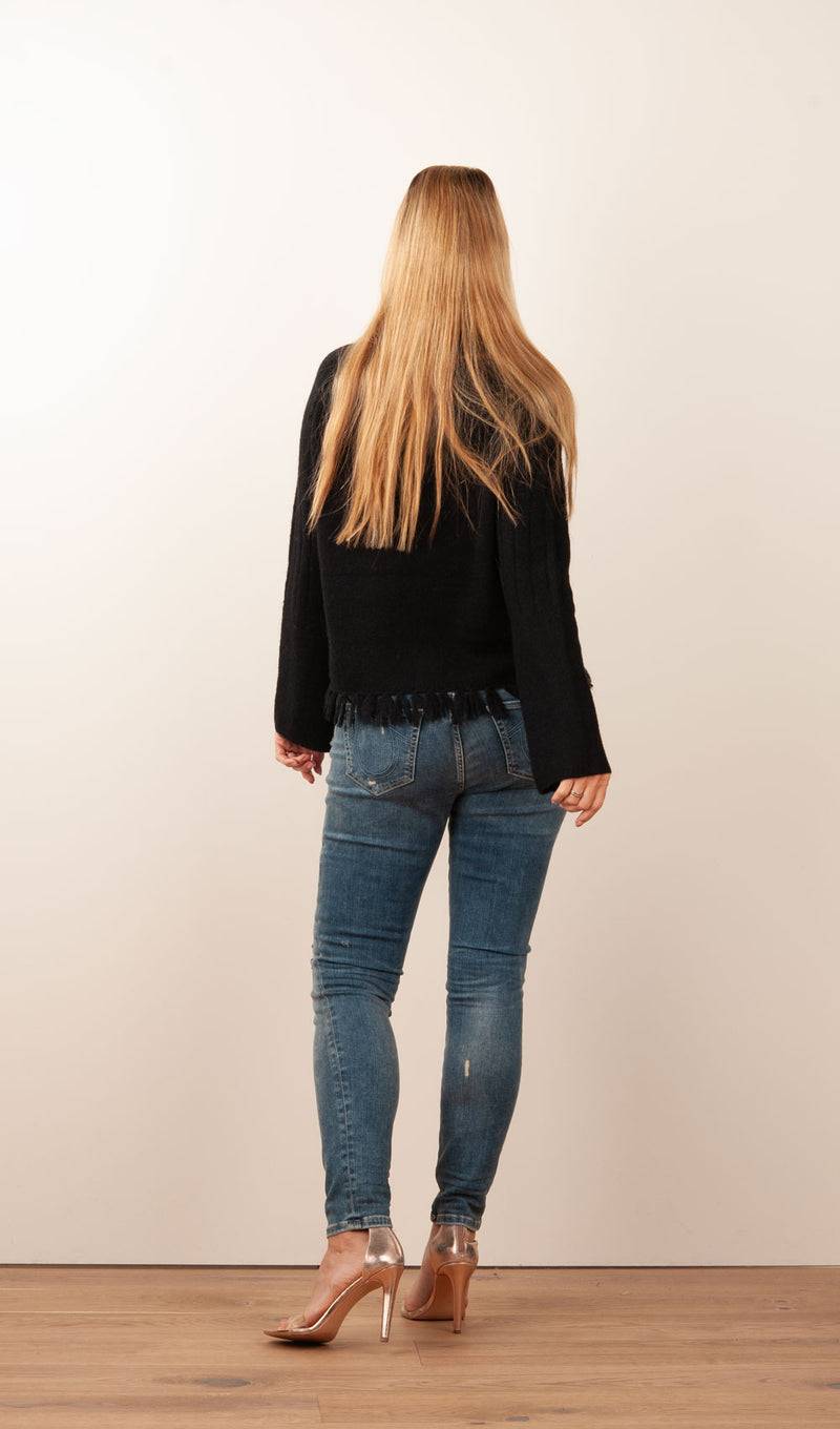 Grace Pullover Schwarz | Weiß | Grau Verkauf