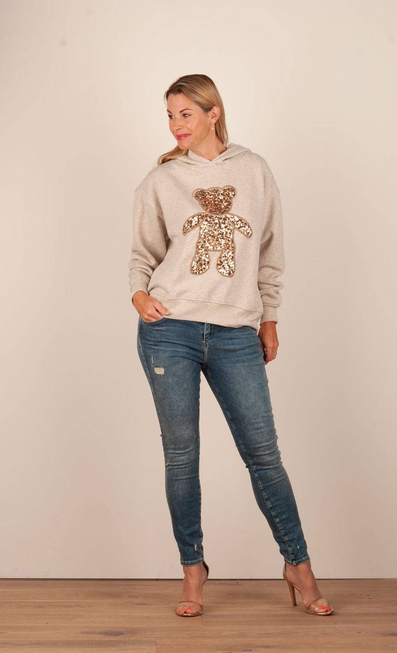 Grace Sweatshirt „Teddybär“ Beige Hotsell