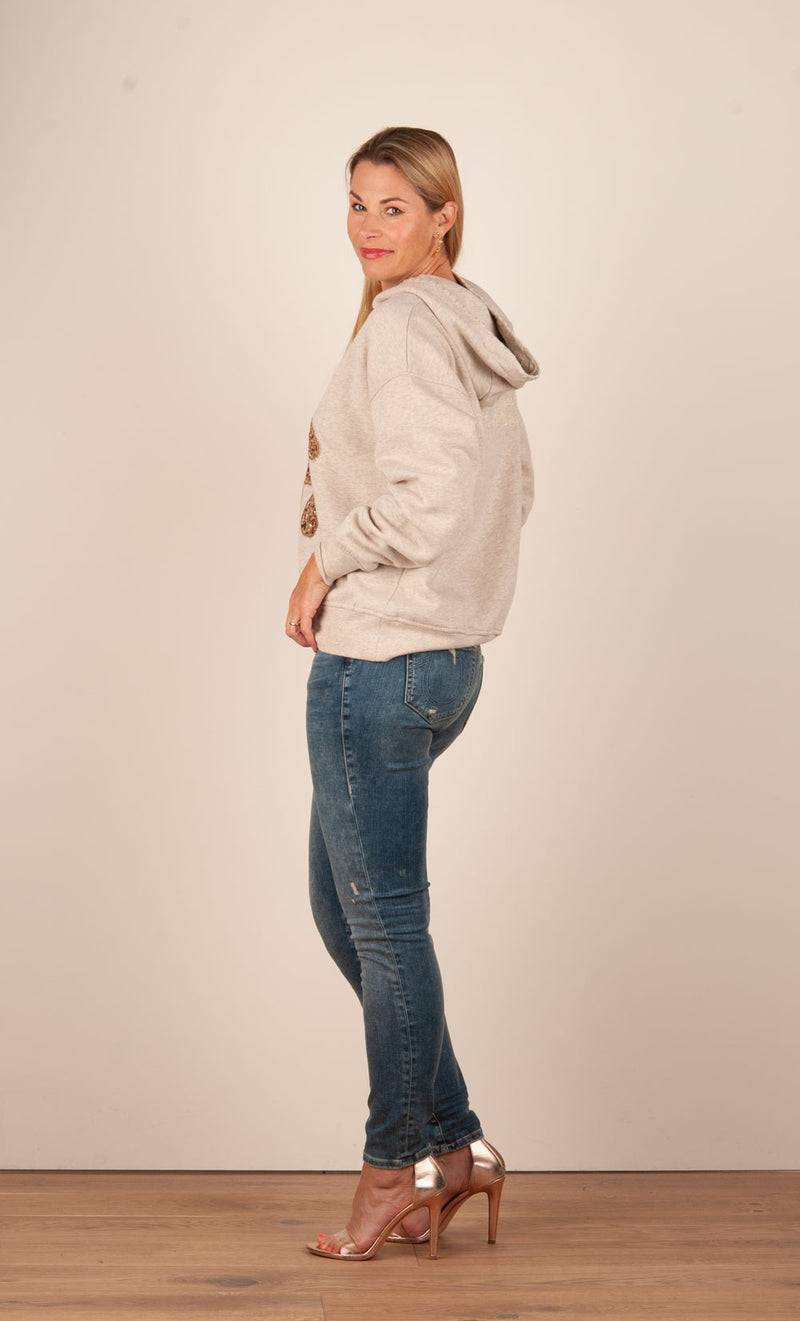 Grace Sweatshirt „Teddybär“ Beige Hotsell