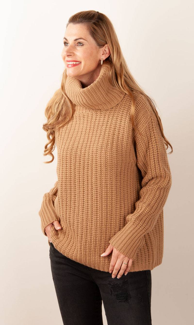 Simone Bruns Pullover Camel Tägliche Deals