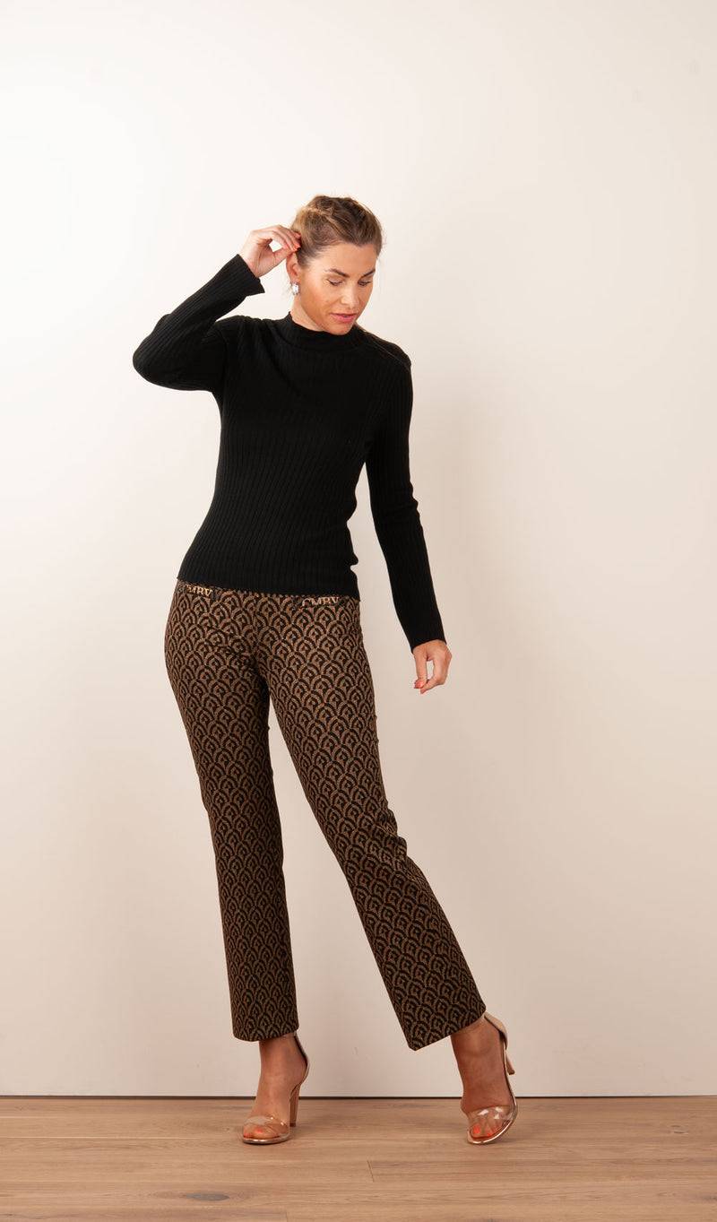 Cambio Hose „Faith“ Gold | Schwarz Wochenangebot