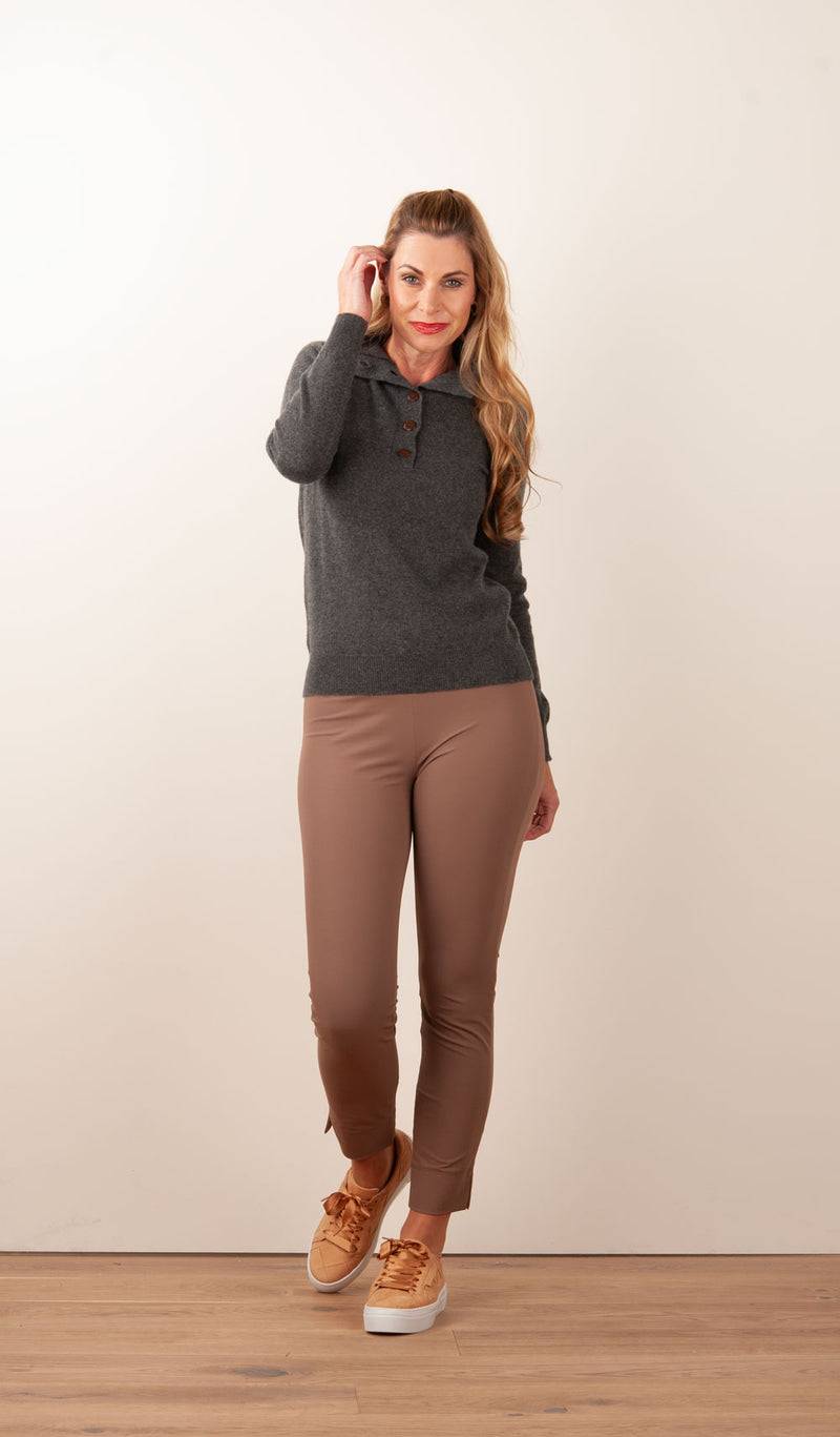 Blossom & Co. Kaschmir Pullover Anthrazit Bis zu 50% Rabatt