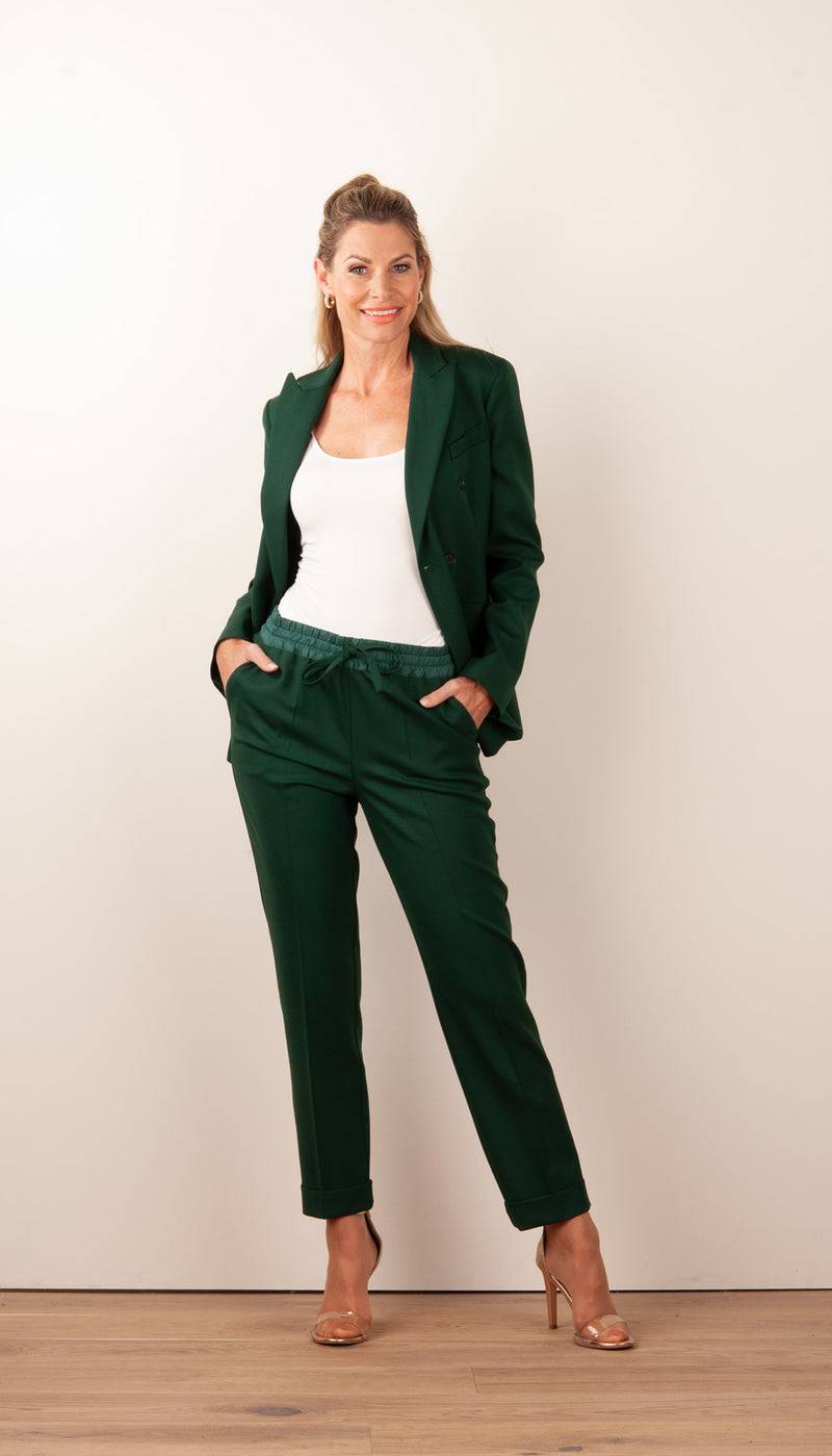 Blazer „Liliuxy“ Dunkelgrün 50% Rabatt mit kostenlosem Versand