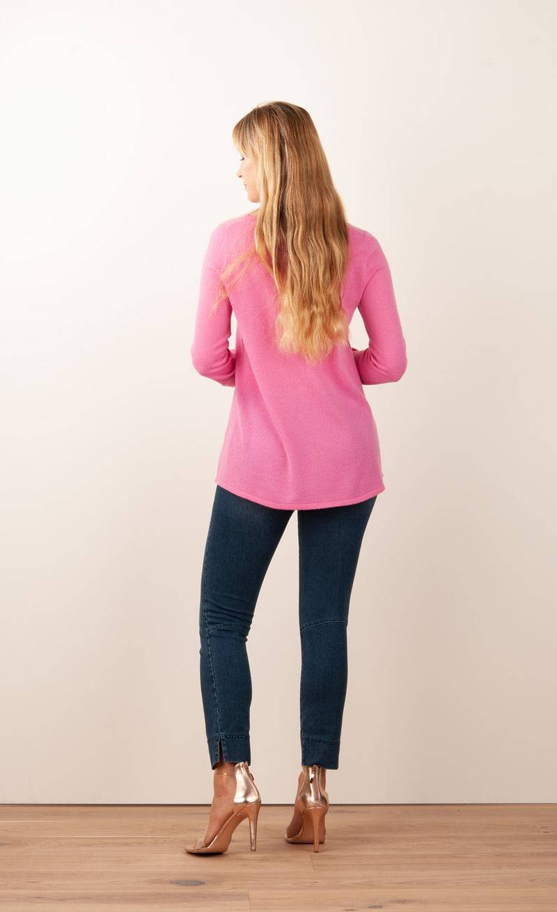 fleur Kaschmir Pullover Rosa Online
