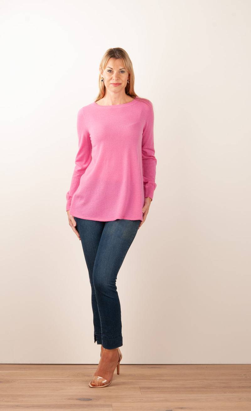 fleur Kaschmir Pullover Rosa Online