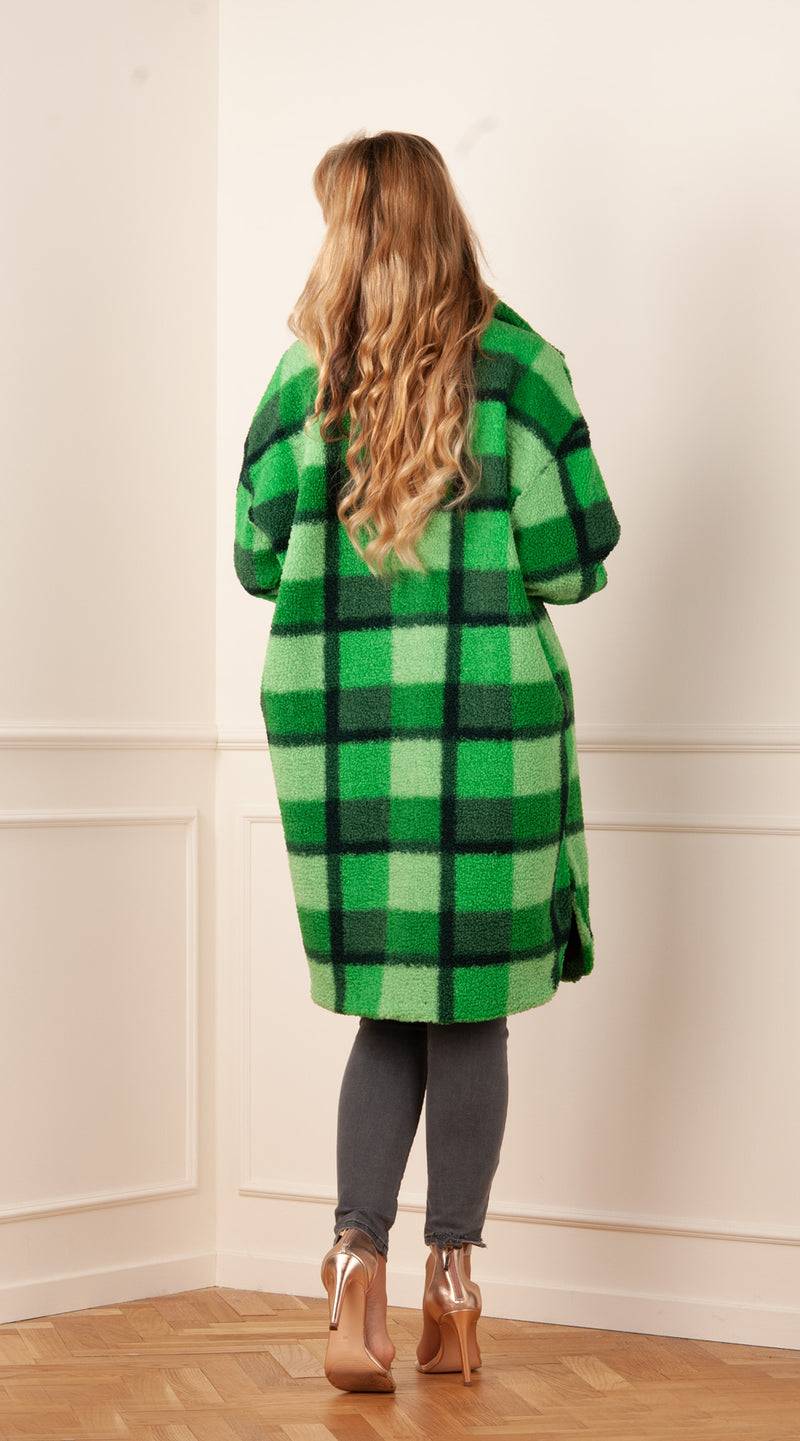 Candy Mantel „Bully“ Grün | Dunkelgrün im Angebot