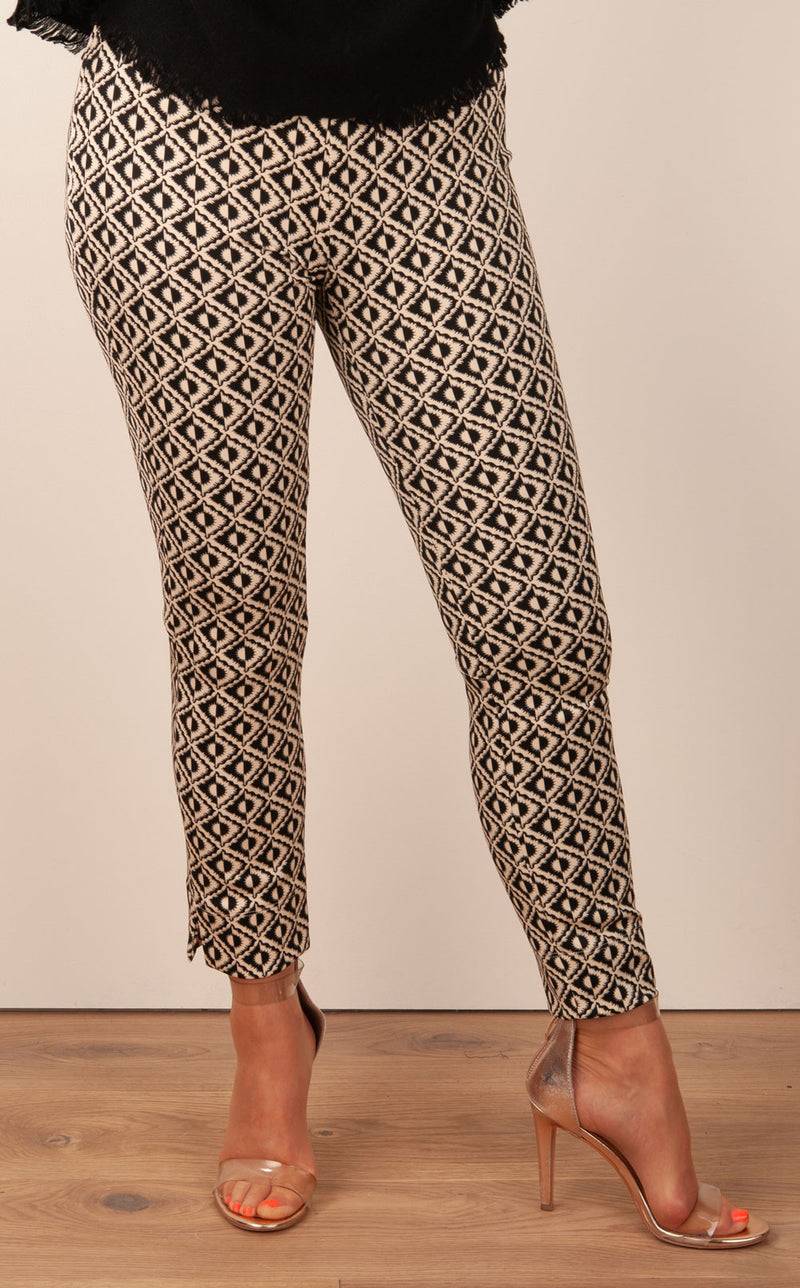 Seductive Hose „Sabrina“ Creme | Schwarz Preisnachlass