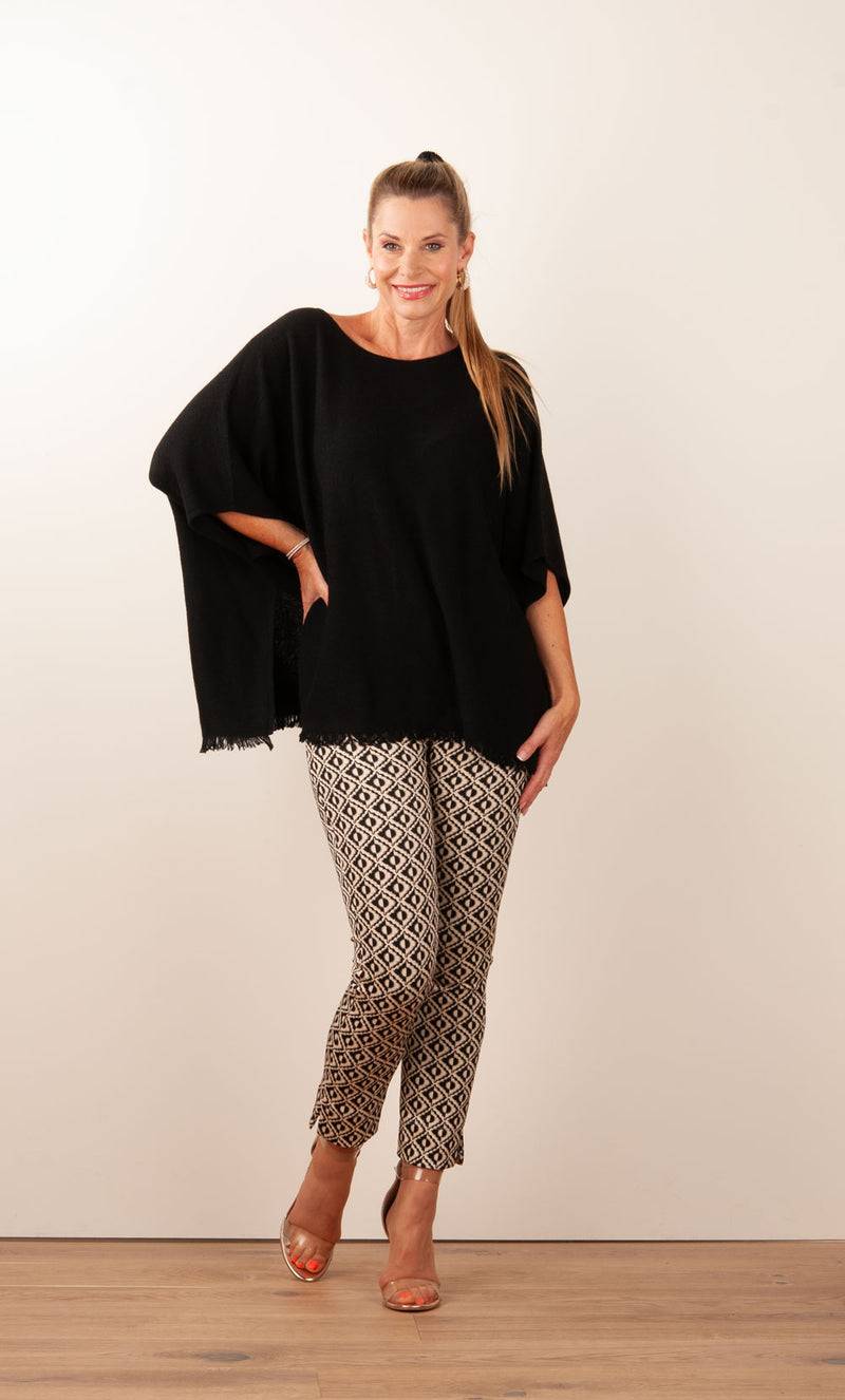 Seductive Hose „Sabrina“ Creme | Schwarz Preisnachlass