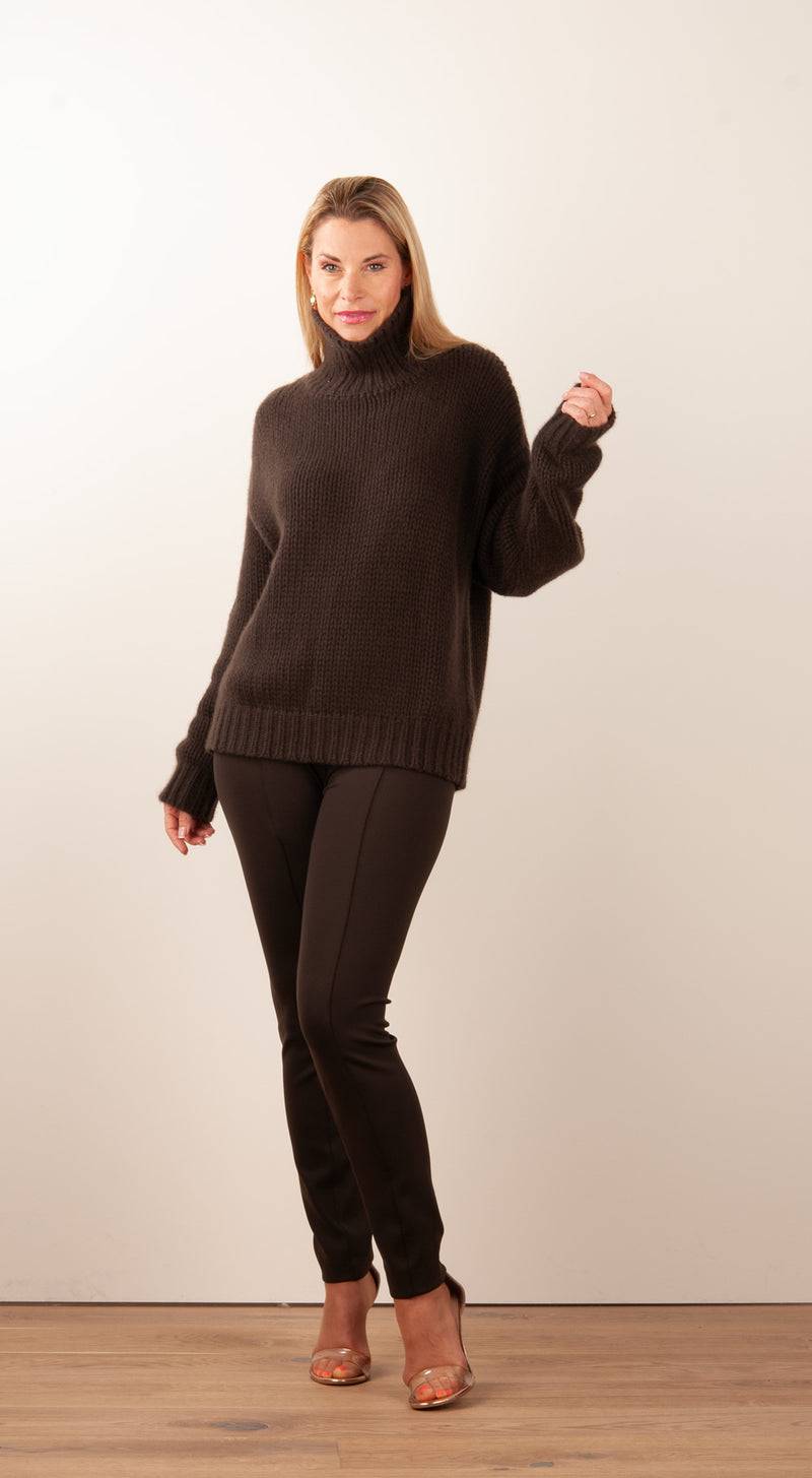 Seductive Hose „Eveline“ Dunkelbraun Osterangebot