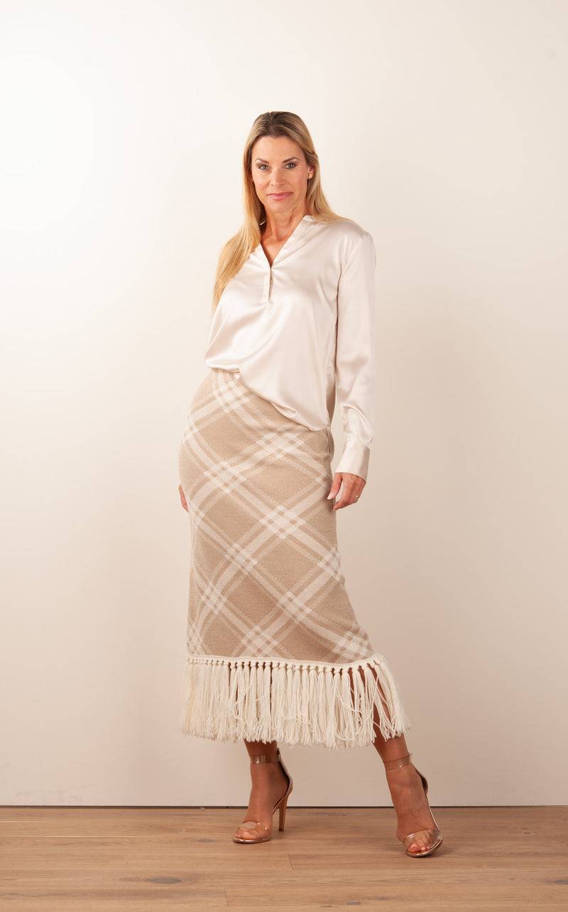 Herzensangelegenheit Bluse Hellbeige Lagerräumung