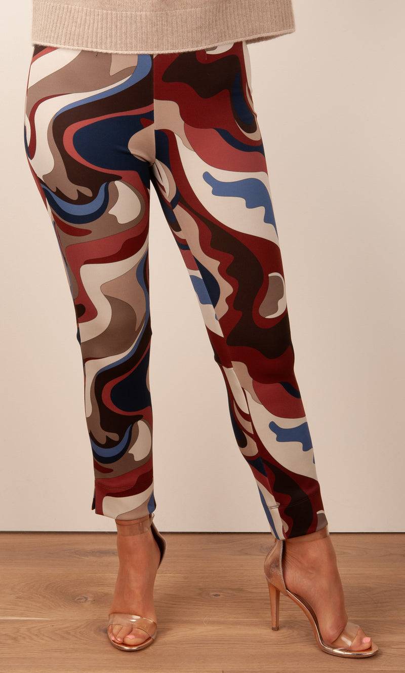 Seductive Hose „Sabrina“ Blau | Braun | Beige Top Angebot
