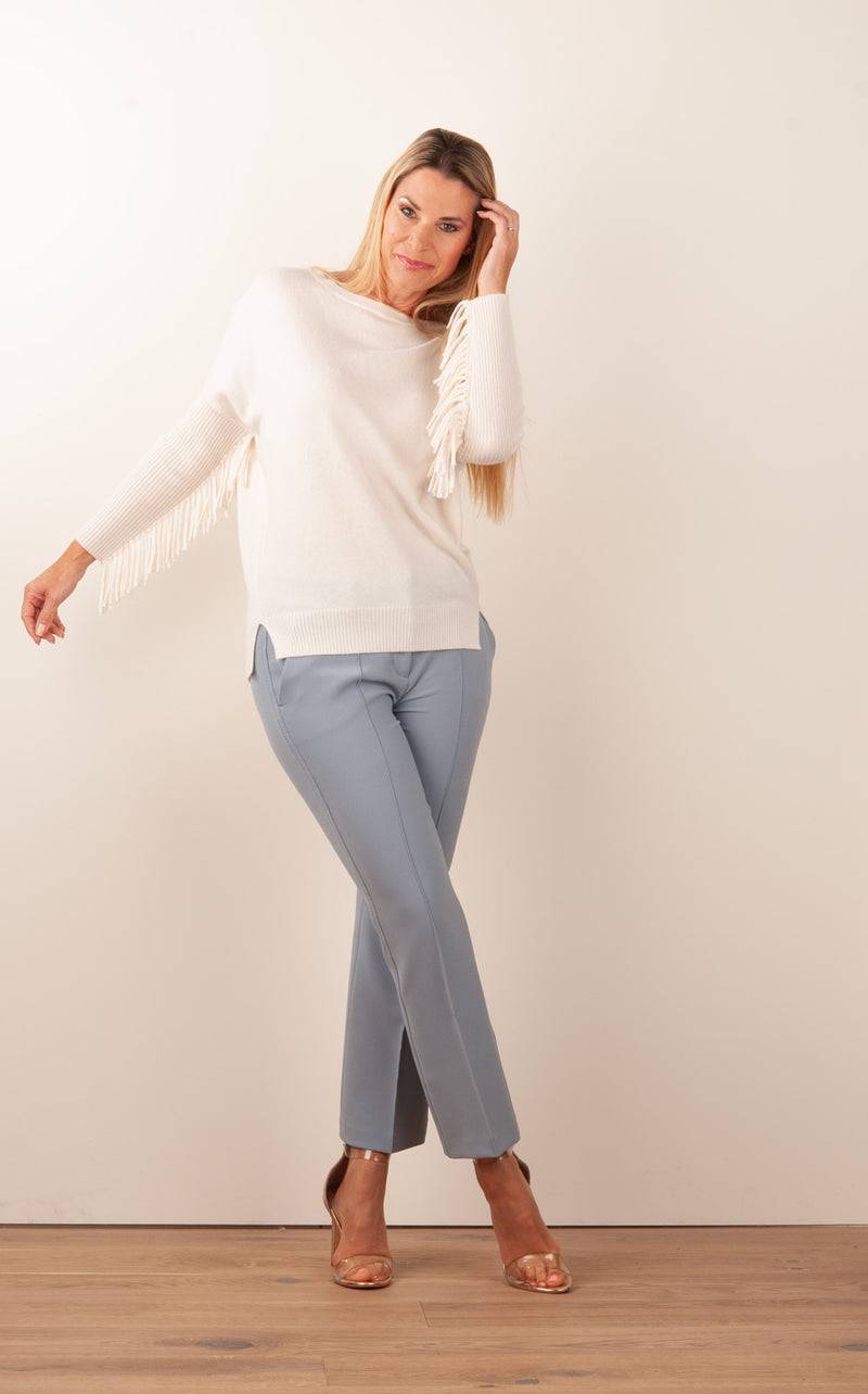 Cambio Hose „Farah“ Graublau Exklusive Angebote