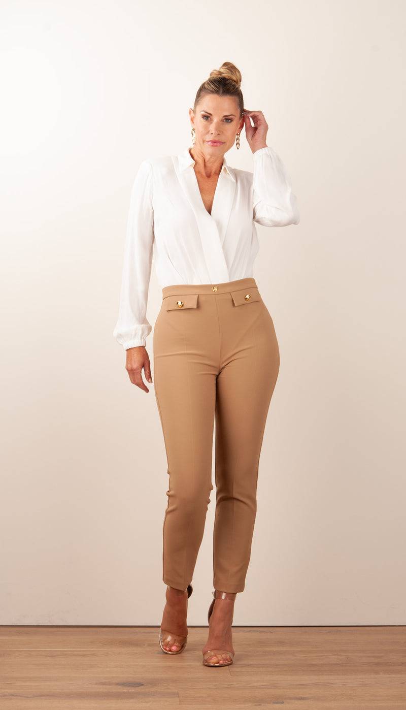 Elisabetta Franchi Body-Bluse „Daily“ Weiß Kostenlose Rückgabe