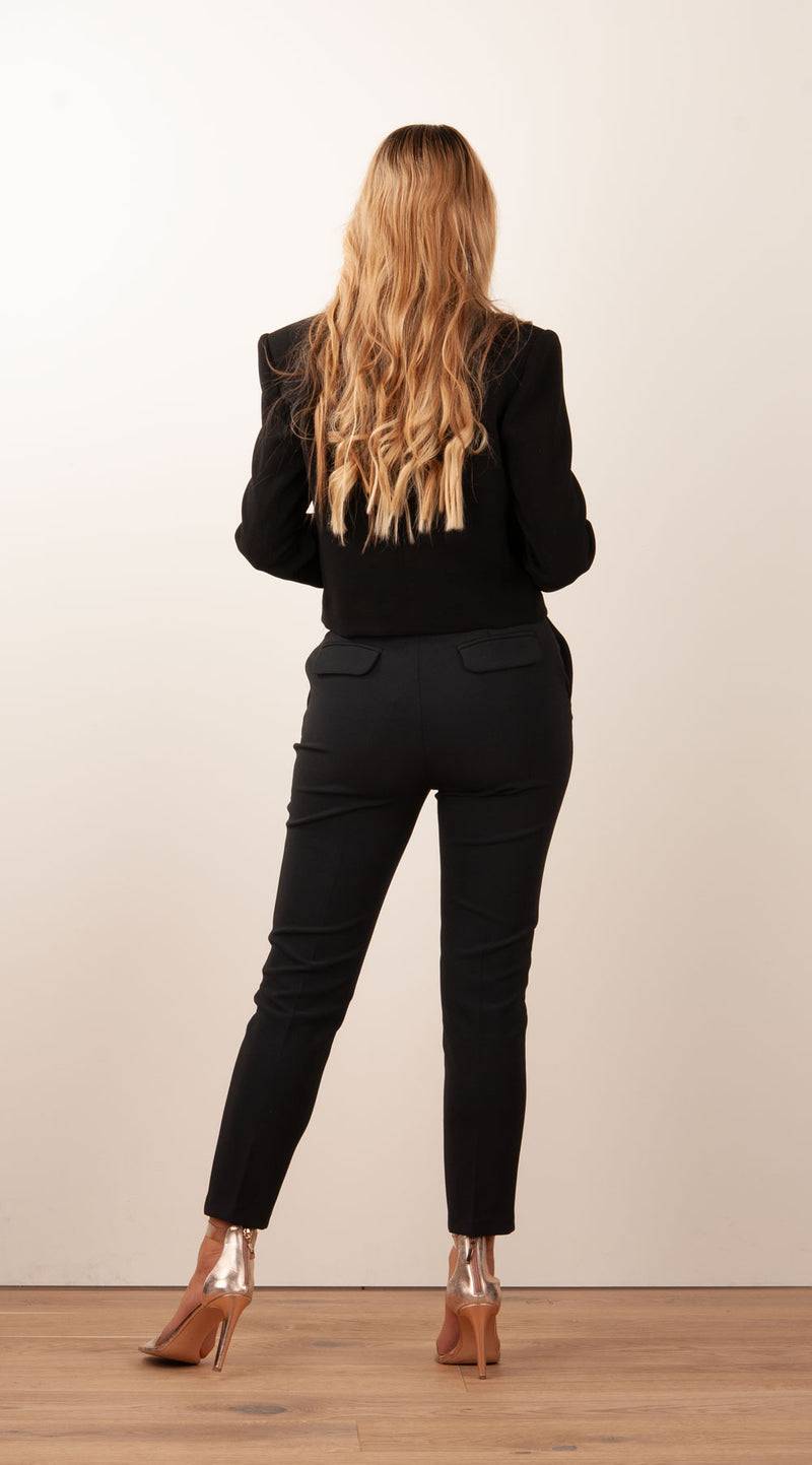Elisabetta Franchi Hose „Daily“ Schwarz Letzte 3 Tage