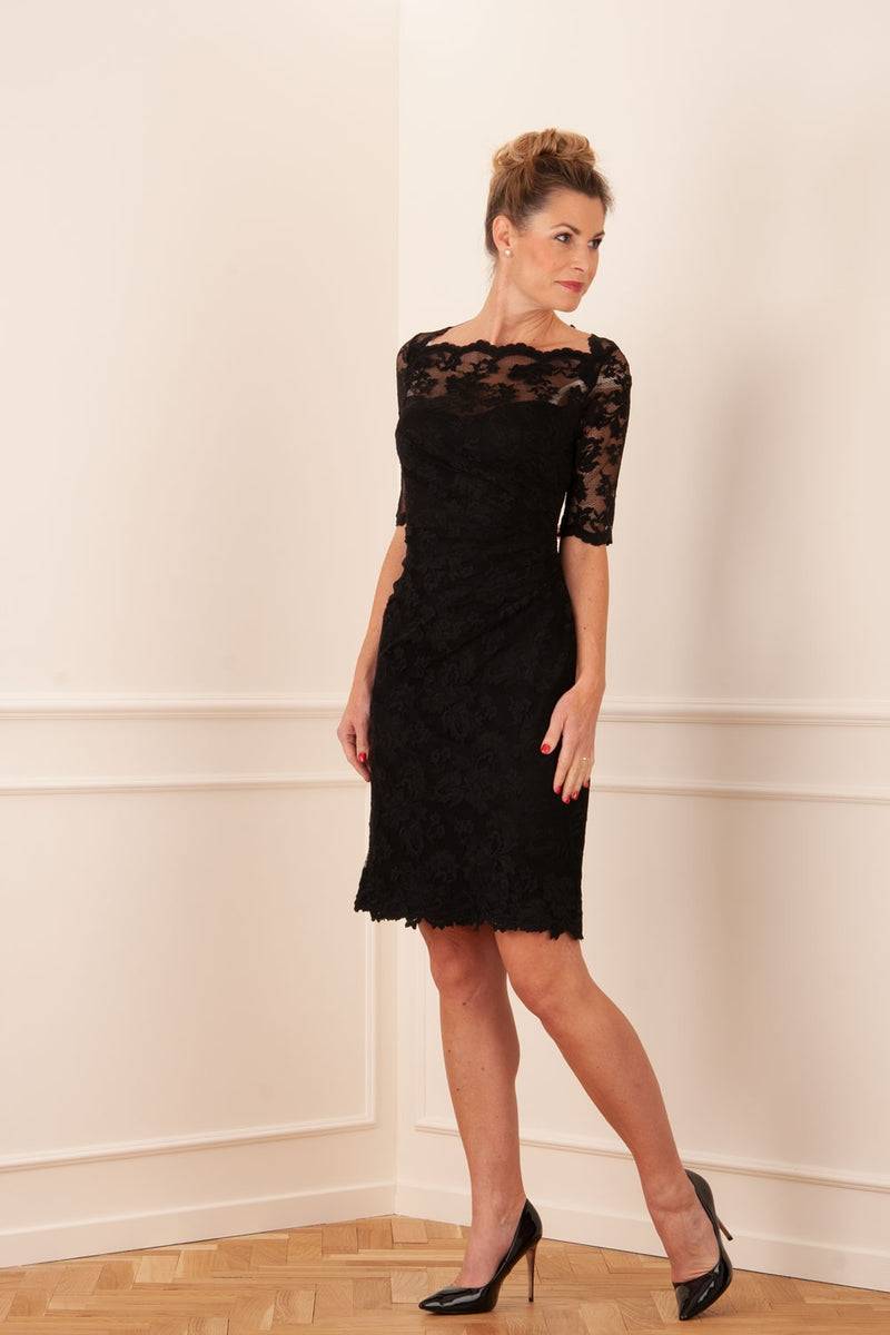 Olvi´s Spitzenkleid Schwarz Sonderangebot