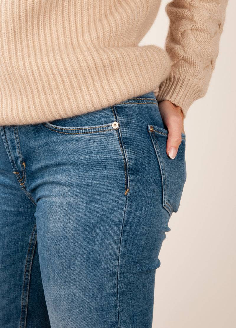 Cambio Jeans „Paris Straight“ Blau Blitzangebot