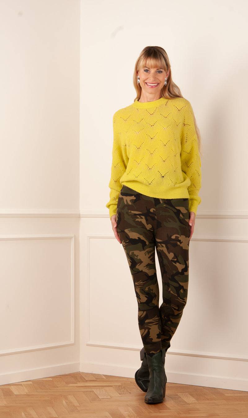 Candy Leggings „Camouflage“ Oliv | Braun Kauf eins, bekomm eins gratis