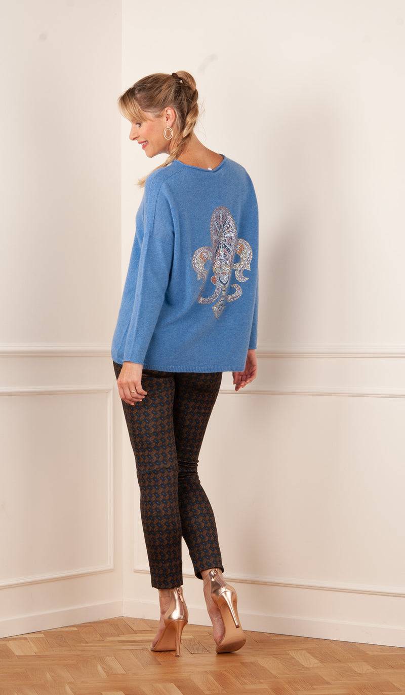 Seductive Hose „Sabrina“ Blau | Oliv | Multicolor Sonderangebote