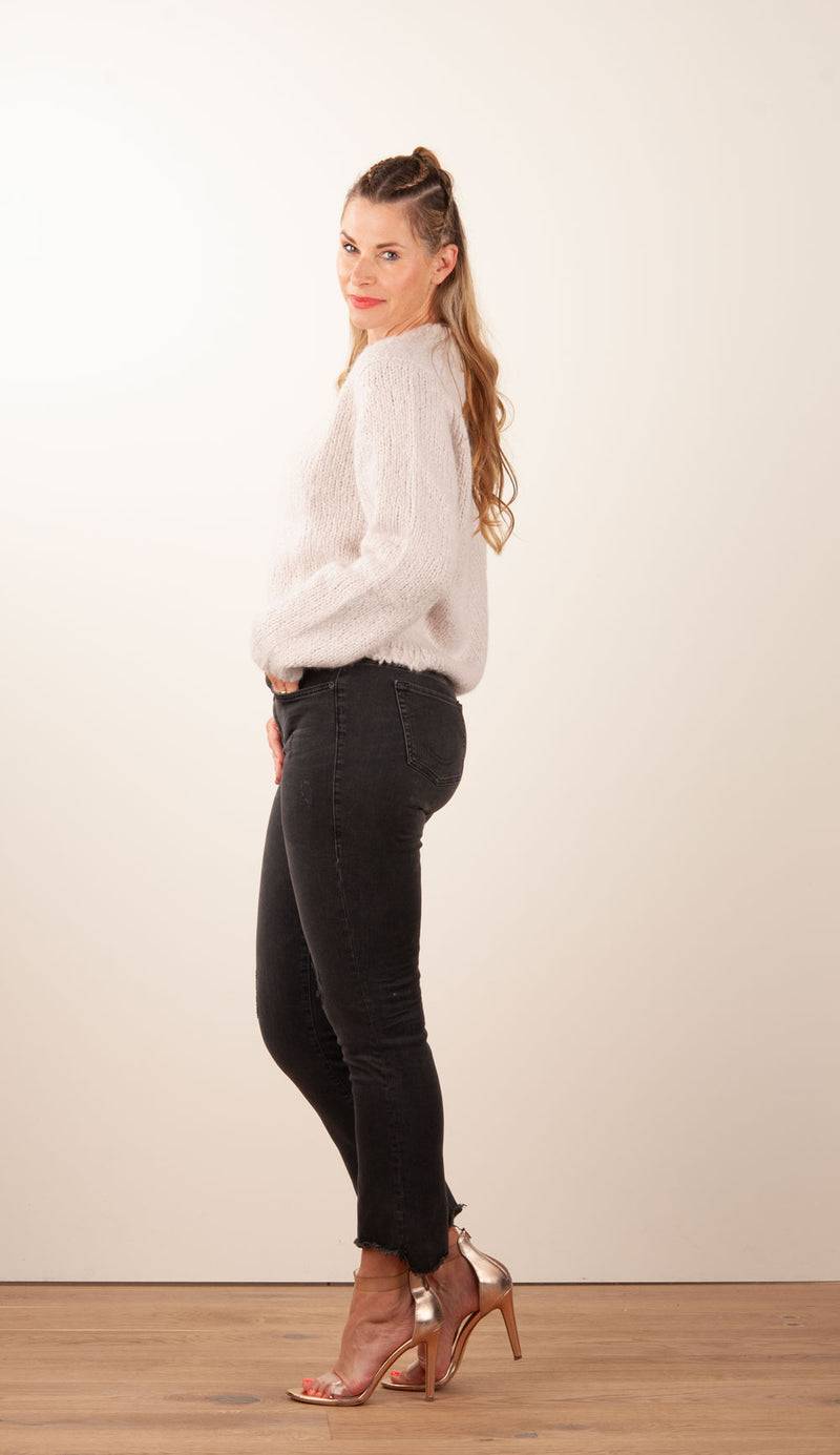 Kitted in Cashmere Kaschmir Pullover Hellbeige Vierteljährliche Förderung