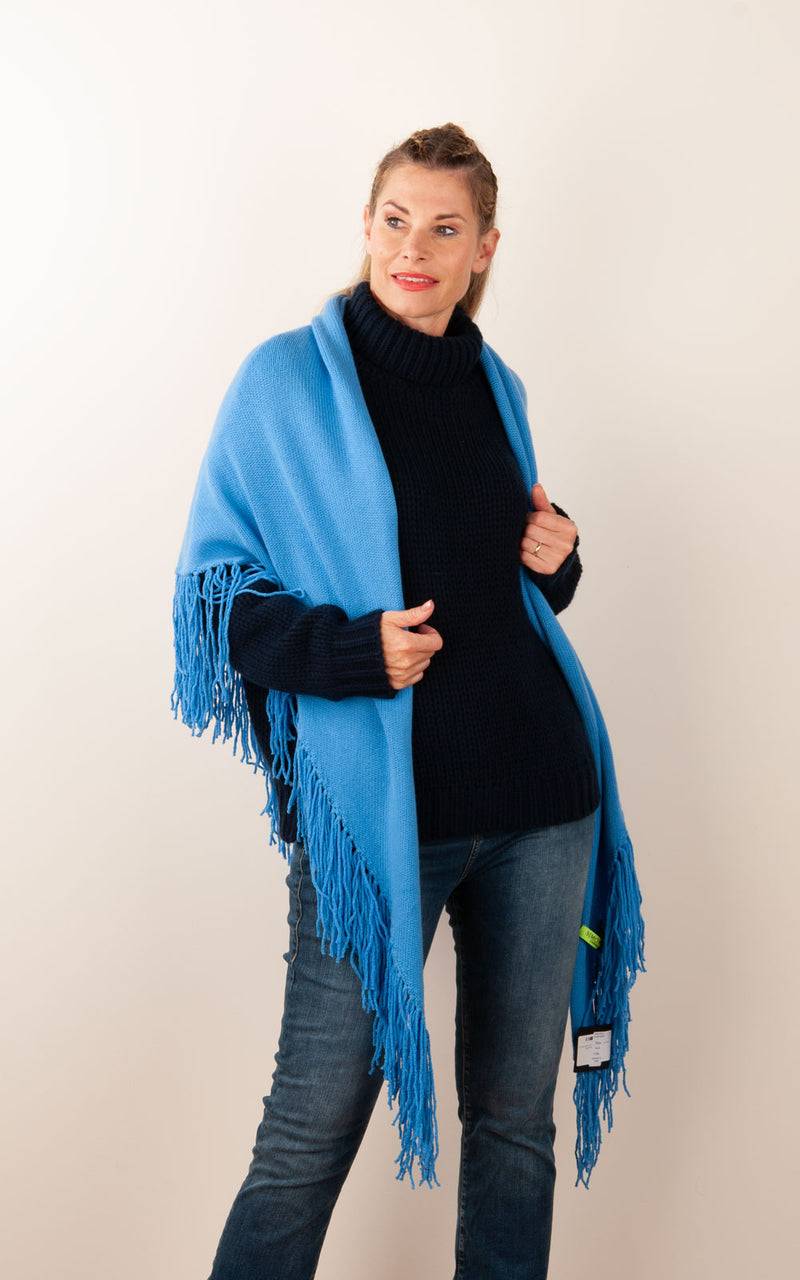 Simone Bruns Dreieckstuch Blau 50% Rabatt mit kostenlosem Versand