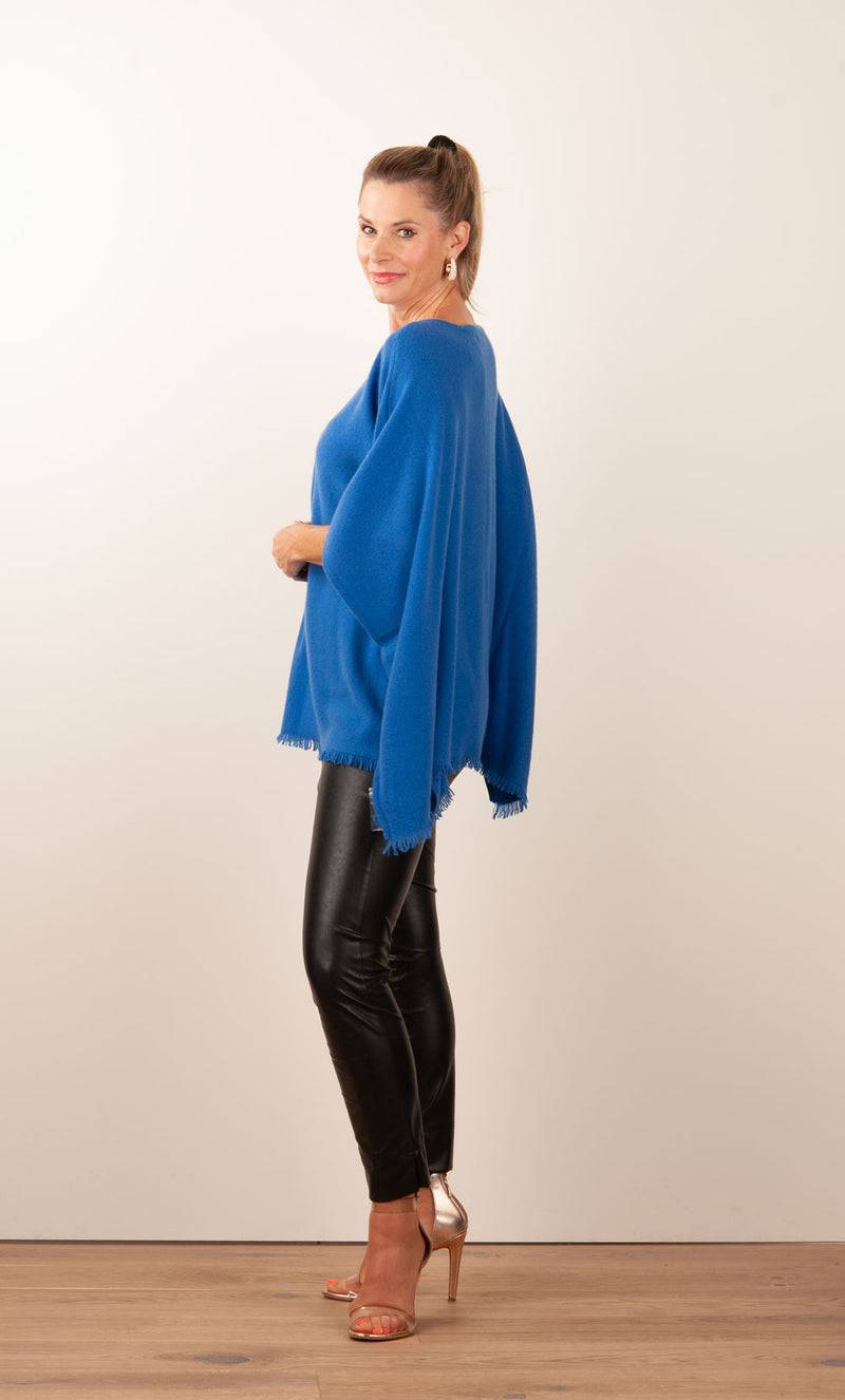 fleur Kaschmir Pullover Blau Blitzverkäufe